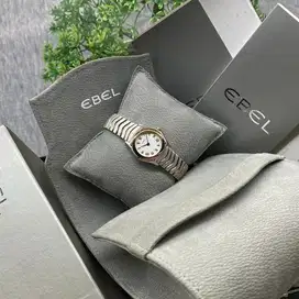 Ebel Classic Wave Ladies 18ct Yellow Gold Bezel E1157F11 Quartz 24mm