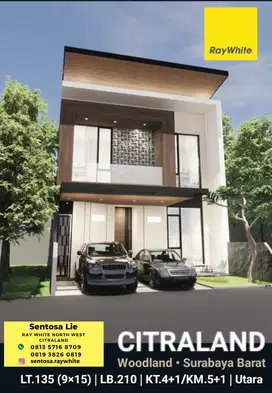 Dijual Rumah Baru Woodland - Eastwood - Waterfront Citraland dekat UC