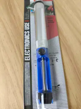 Alat Penyedot Timah Patri Warna Biru