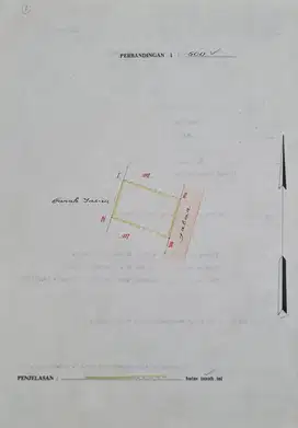 Tanah Luas 264 Meter di Perumahan ABM Sudimoro Sukarno Hatta