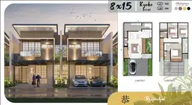 RUMAH DIJUAL PIK 2 CLUSTER OKINAWA UKURAN 8X15 2 LANTAI BISA CICILAN