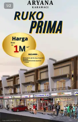 Ruko 2 lantai harga fantastik di karawaci, tanpa DP, free biaya surat²