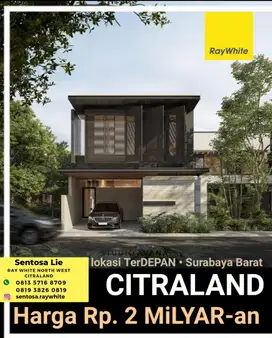 Murah Rumah Baru Citraland -Pakuwon Indah, Graha Family ,Royal Residen