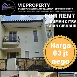 Disewakan Rumah Cantik siap huni citra gran cibubur