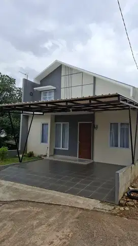 rumah desain mezzanine 5 menit ke stasiun cibinong cukup 3 jt all in