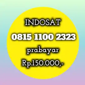 NOMOR CANTIK INDOSAT 1100 2323
