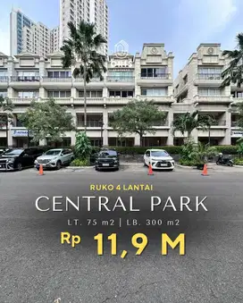 Ruko 4 Lantai Siap Usaha di Central Park Grogol Petamburan Jakarta