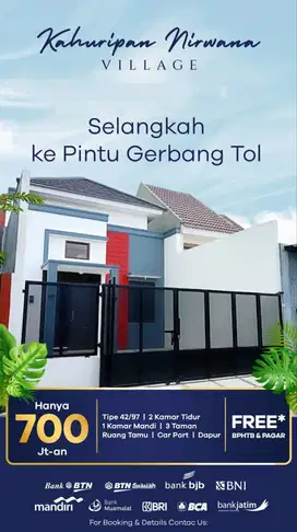‼️BARU GRESS‼️PERUMAHAN KAHURIPAN NIRWANA HANYA 2 UNIT AJA