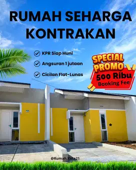 Rumah murah bogor kpr subsidi seharga kontrakan