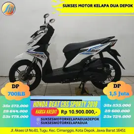 HONDA BEAT CBS SPORTY 2018 CASH/KREDIT DP MURAH SYARAT MUDAH