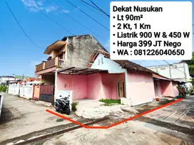 Jual Rumah Area Dekat Nusukan Solo, Dekat Sumber, Banyuanyar, Manahan