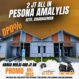 2 juta terima kunci Dp 0 Rumah Dijual Setu Bekasi Cikarang Minimalis