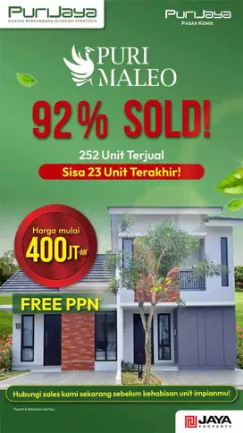 Puri jaya rumah nyaman banyak promo