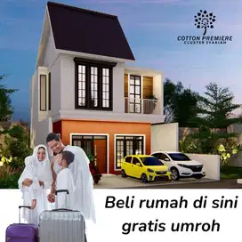BELI RUMAH DISINI BONUS UMRAH CLUSTER COTTON PREMIERE CIBUBUR