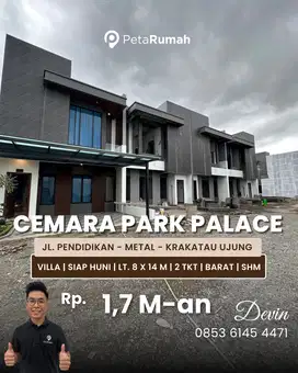 Jual Rumah Tipe Villa Komplek Baru Daerah Cemara