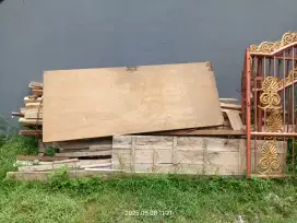 Jual kayu bekas bangunan