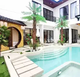 Rumah konsep villa jepang super cantik di eldora suvarna sutera
