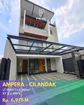 Rumah Industrial Kontemporer Ampera Kemang Jaksel