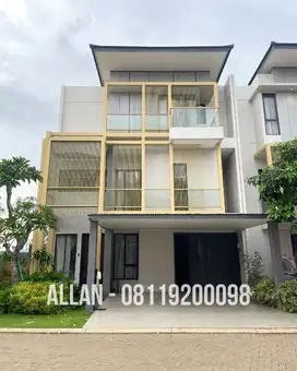 Rumah 3 lantai siap huni cluster Aerra Eonna BSD Serpong