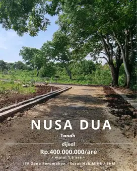 KAVLING EKSKLUSIF DI SAWANGAN NUSA DUA DEKAT DESTINASI MEWAH