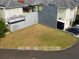 Dijual Tanah Hoek view kolam cluster Trimezia Gading Serpong