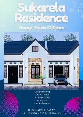 RUMAH 3 KAMAR 300 JUTAAN LAUD DENDANG