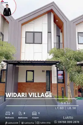 Disewakan Rumah Baru 2 Lantai Siap Huni di Widari Village