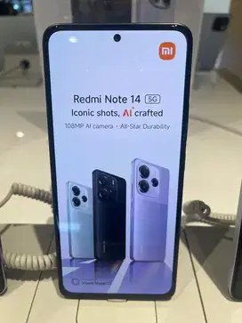 Redmi note 14 5G 8/256 baru garansi resmi