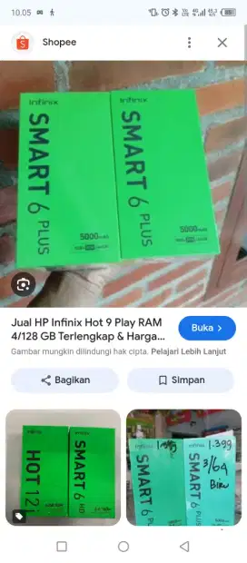 Box hp Infinix smart 6 plus