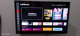 tv led sharp aquos 32 in kondisi normal bagus