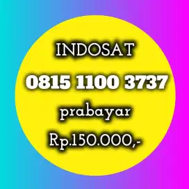 NOMOR CANTIK INDOSAT 1100 3737
