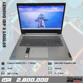 Lenovo Ideapad 3 14IGL05 - Celeron N4020 - Ram 4 GB - SSD 512 GB