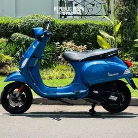 Piaggio Vespa S IGET 125 3V th 2017 warna Biru Doff PERFECT CONDITION.