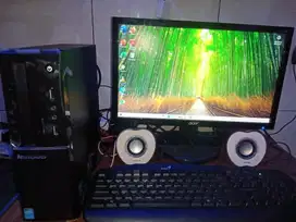 KOMPUTER SET LCD 19inch like new