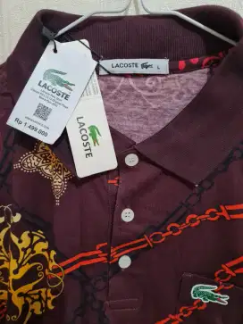Baju kaos Lacoste original import