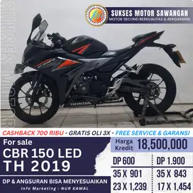 gratis ongkir guys sampe depan rumah yuk order CBR 150 LED TH 2019