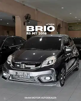 Low Km ! Honda Brio RS MT Tahun 2016 !