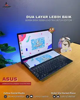 LAPTOP ASUS ZENBOOK DUO UX481FL CORE I5 NVIDIA MX250 SSD RAM SECOND