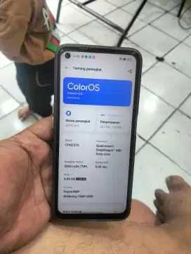 Oppo A76 Ram 6+2/128 batre badak