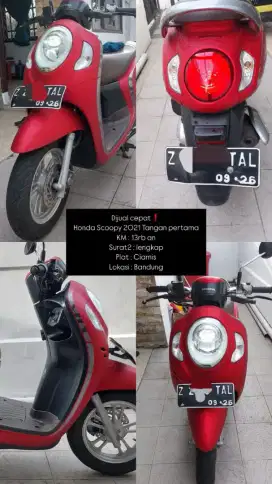 Dijual honda scoopy keyless 2021