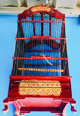 Kandang/Sangkar Burung Ukir X Kenari No.3
