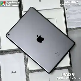 1 MINGGU PAKAI !! IBOX IPAD 9 64GB WIFI GRAY LIKENEW GARANSI ON 2026