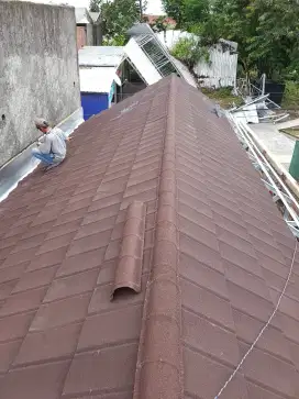 Renovasi Atap Lama Dgn Baja Ringan ADITRUSS PRAKTIS kontruksi KOKOH