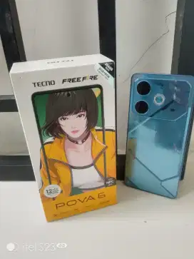 Tecno pova 6 8+8/256 full ori garansi panjang