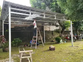 Kanopi Baja Ringan Galvalum 4 Jam Jadi EKONOMIS Untuk Garasi Parkiran
