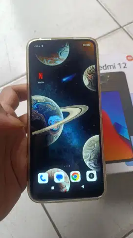 Redmi 12 ram 8/256 fullset normal 100%