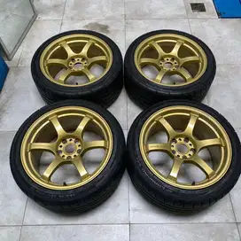 Rays Gramlight 57DR Ring 18 5x114 Velg Original Japan Ori Jepang R18