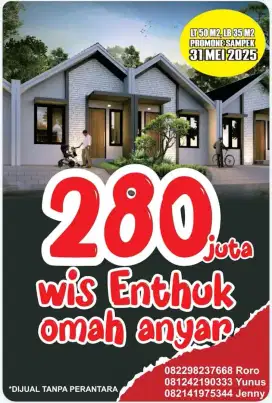 Dijual Rumah Murah dan Unik Harga Promo