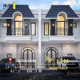 Dijual Murah Rumah Classic Modern di Jagakarsa, Jakarta Selatan