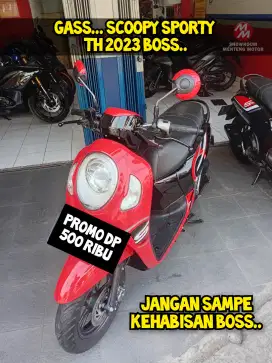 SCOOPY MERAH DP PROMO 500 RIBU, BERKUALITAS